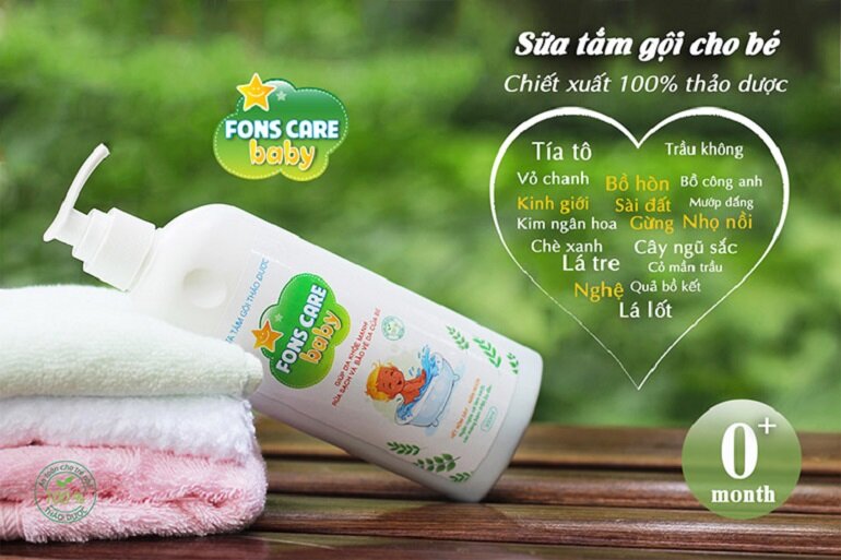 Sữa tắm Fons Care Baby
