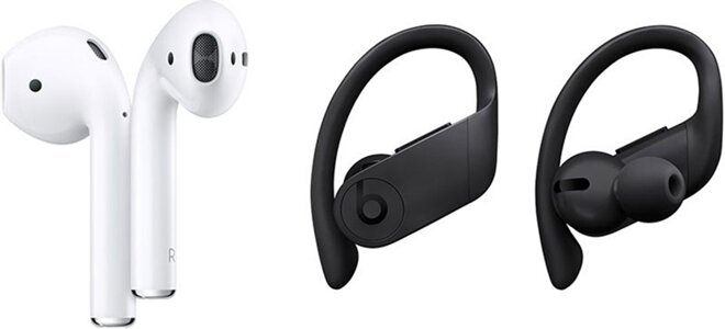 so sánh tai nghe airpods và powerbeats pro