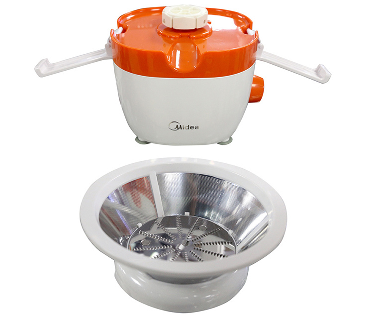 Cách Sử Dụng Máy ép Trái Cây Midea Các bộ phận máy được tháo lắp dễ dàng, chất liệu bộ phận từ thép không gỉ và nhựa