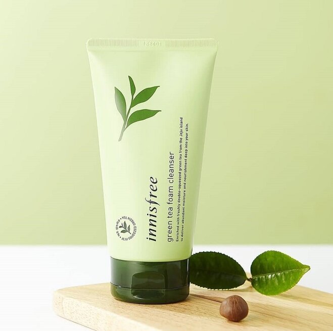 Thông tin chi tiết về sản phẩm sữa rửa mặt Innisfree trà xanh