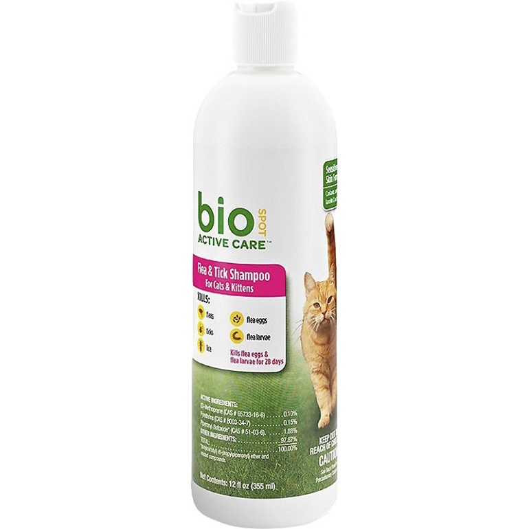 Sữa tắm trị rận cho mèo Bio Spot Active Care Flea & Tick