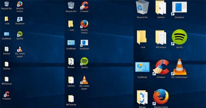 windows10 iconsizes