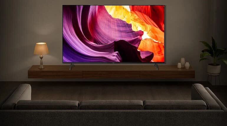 Google tivi Sony 65 inch KD-65X80K sử dụng vật liệu tái chế