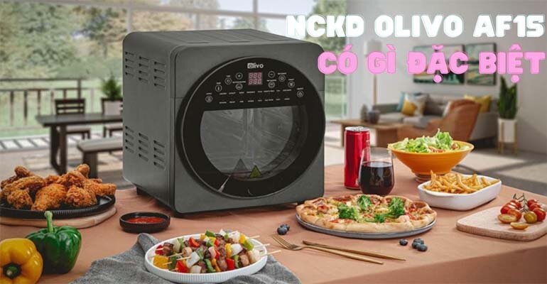 Nồi chiên không dầu Olivo AF15