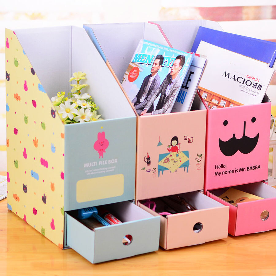 Tổng hợp những cách đơn giản làm hộp chứa đồ xinh xắn từ bìa các tông |  websosanh.vn