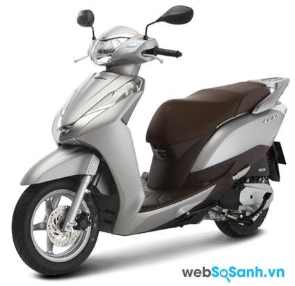 Màu bạc - nâu mới bổ sung trên Honda Lead 2016