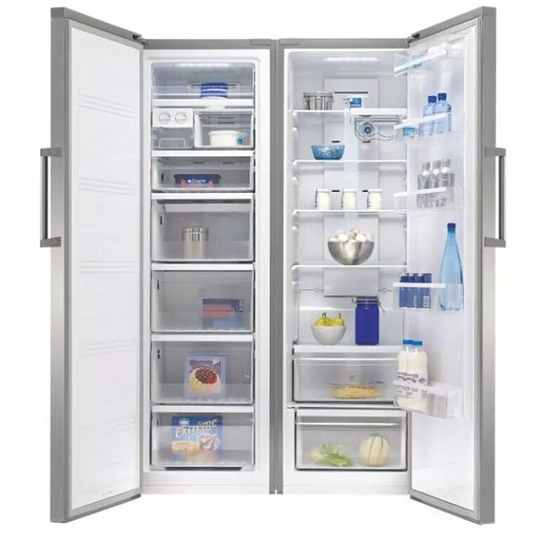 Tủ lạnh side by side Brandt BFA871YNX với thiết kế sang trọng, dung tích lớn