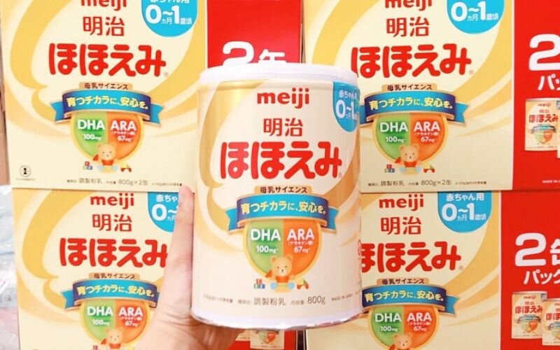 So sánh công thức sữa Meiji và Dielac Alpha