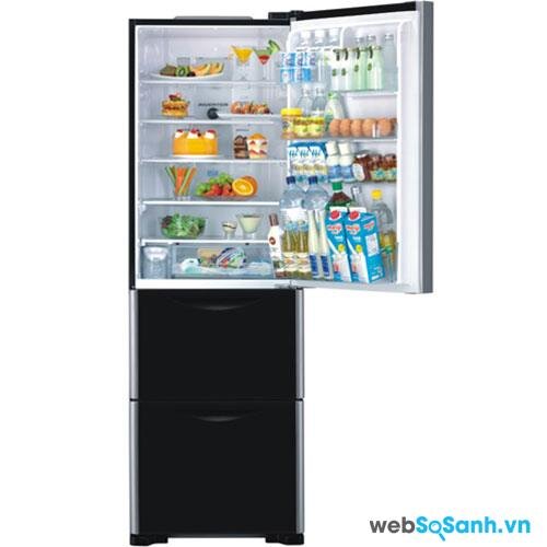 Tủ lạnh Hitachi SG31BPGGBK/BW/GS thiết kế 3 cửa độc đáo 