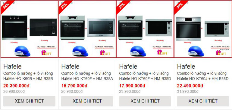 Combo lò nướng - vi sóng