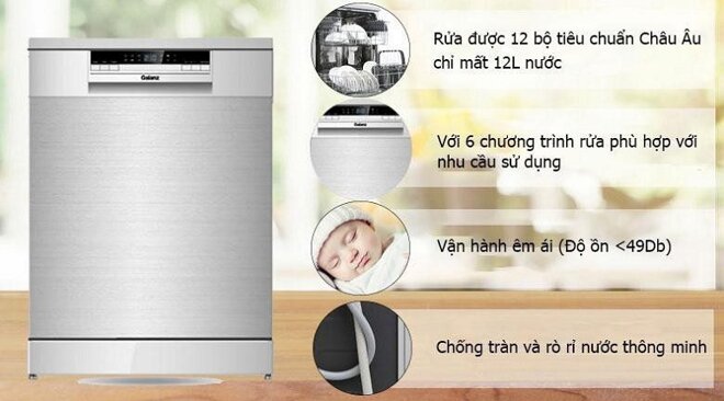 Máy rửa bát 14 bộ Galanz W60F888