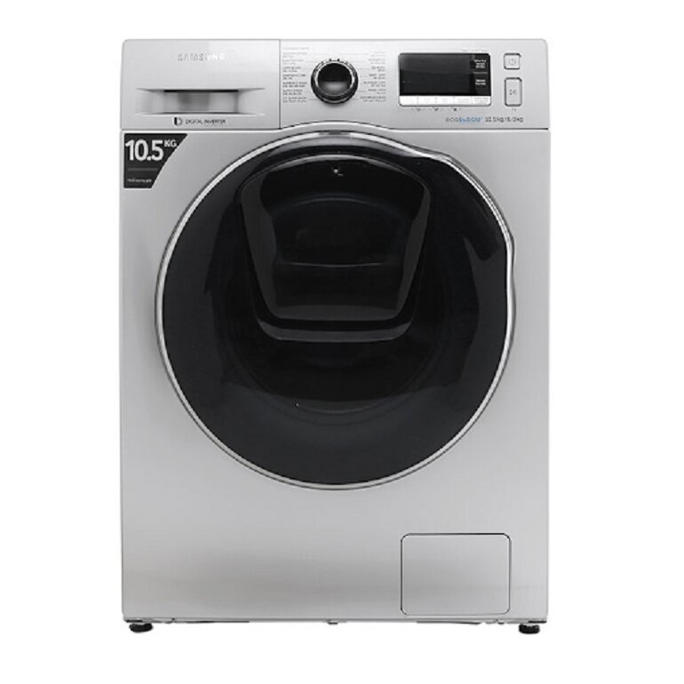 Review máy giặt sấy Samsung Inverter 10.5kg Wd10k6410os/sv cho gia đình trên 6 người