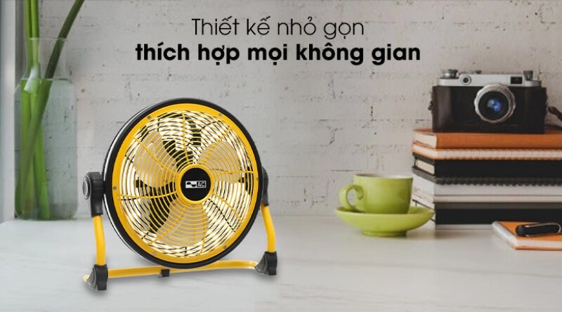 Đánh giá AC ARF01D113 quạt sạc thiết kế độc đáo đề phòng mất điện