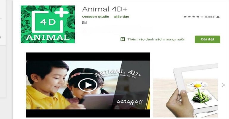 Hướng dẫn cách cài đặt ứng dụng công nghệ Animal 4D