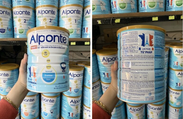 Sữa bột Alponte Diabet 900g - Giá niêm yết: 486.000 vnđ