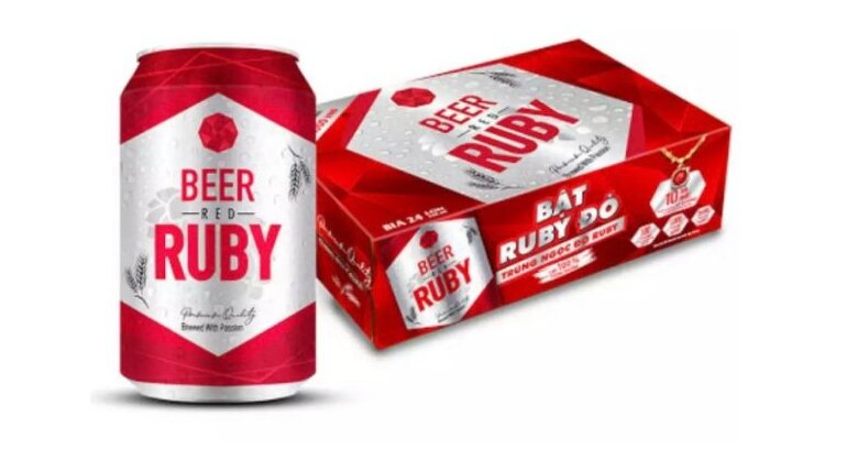 Giá bia Ruby đỏ bao nhiêu tiền?