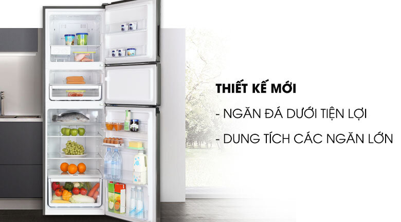 Tủ lạnh Electrolux Inverter 337 lít EME3700H-H có thiết kế sang trọng