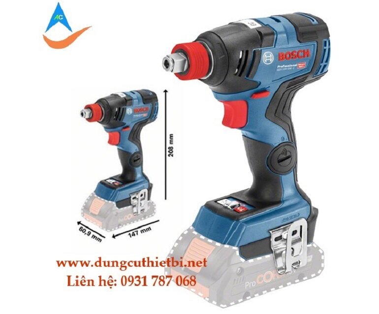 Máy siết bu lông dùng pin Bosch GDX 18V-200 C