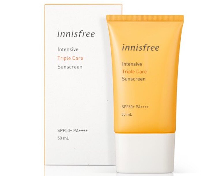 Kem chống nắng Innisfree cho da dầu Innisfree Intensive Triple Care Sunscreen SPF50+/PA+++
