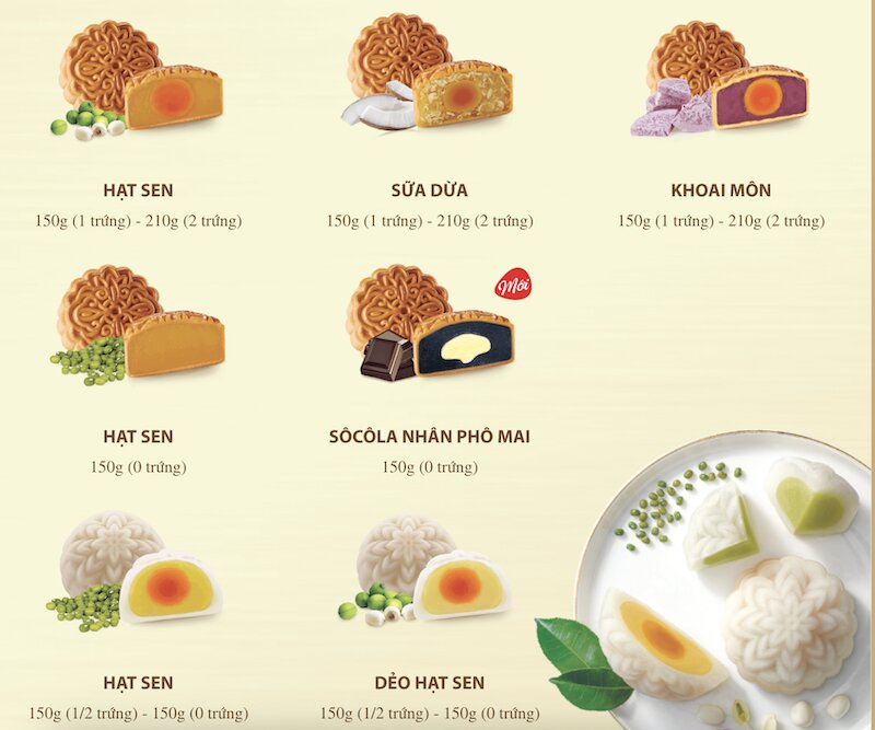 Tham khảo 8 vị Bánh Trung thu Thọ Phát cho mùa trăng 2025