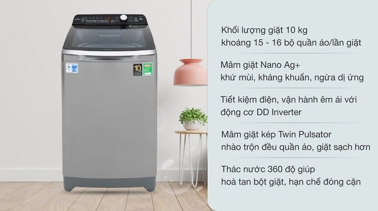 máy giặt AQUA 10kg