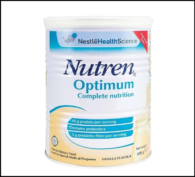 Sữa Nutren Optimum - sữa cho người trên 60 tuổi đến từ Thụy Sĩ.