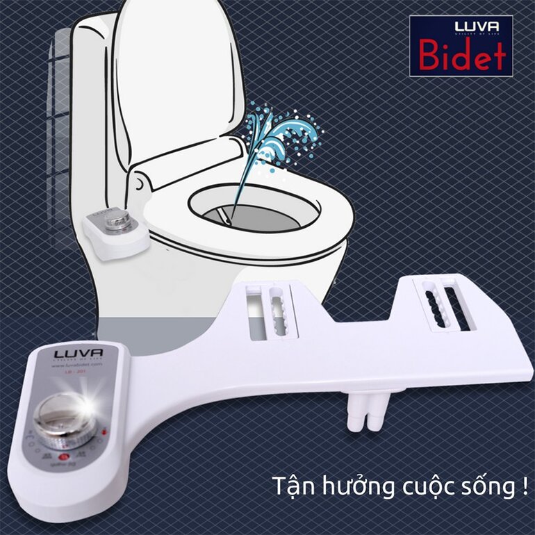 LUVA Bidet LB201 được sản xuất dựa trên dây chuyền công nghệ Hàn Quốc hiện đại, đảm bảo tối đa tiện ích sử dụng cho người dùng