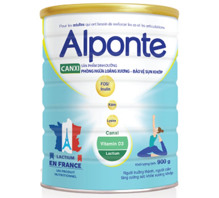 Sữa bột Alponte Canxi 900g - Giá niêm yết: 368.000 vnđ