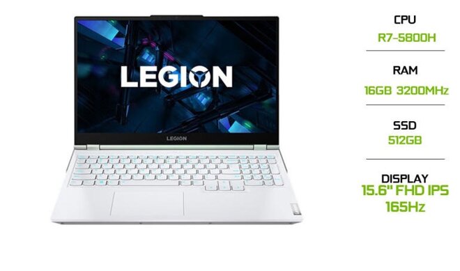 Laptop Lenovo Legion 5 15ACH6H 82JU00YXVN