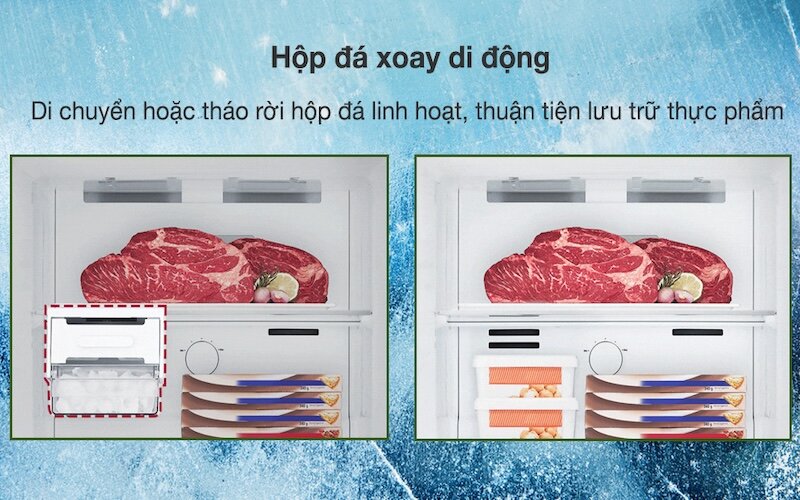 Máy làm đá thủ công có thể tháo linh hoạt