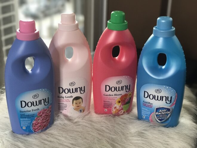 Downy là dòng nước xả vải quen thuộc với mọi gia đình Việt 