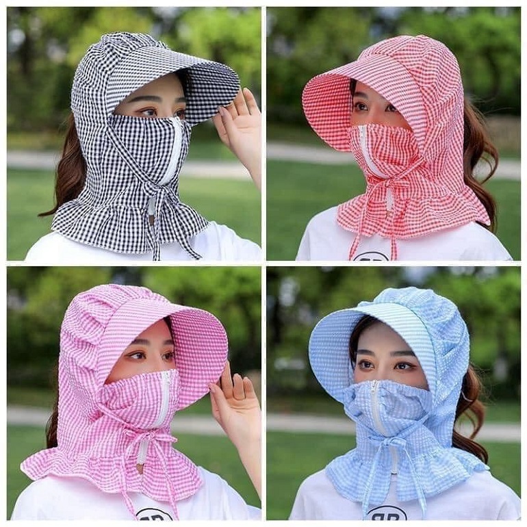 Khẩu trang chống nắng tốt nhất hiện nay 2 Khẩu trang chống nắng, thiết kế kiểu mặt nạ chống tia cực tím