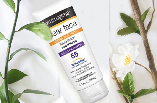 Kem chống nắng Neutrogena Clear Face SPF 55