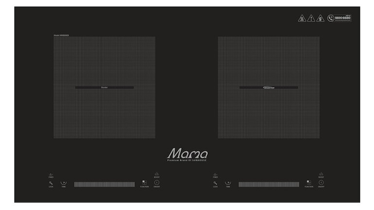 Bếp từ Sunhouse MaMa mmb888di có kiểu dáng sang trọng với mặt kính mà đen toàn phần tạo nên sự sang trọng và tinh tế.
