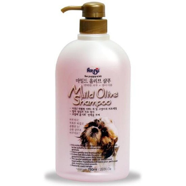 Sữa tắm cho chó con Forris Mild Olive Shampoo