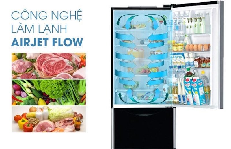 Đánh giá công nghệ hiện đại tủ lạnh Hitachi Inverter 375 lít R-SG38PGV9X