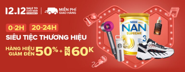 Canh khung giờ vàng SĂN SALE siêu tiệc thương hiệu lớn