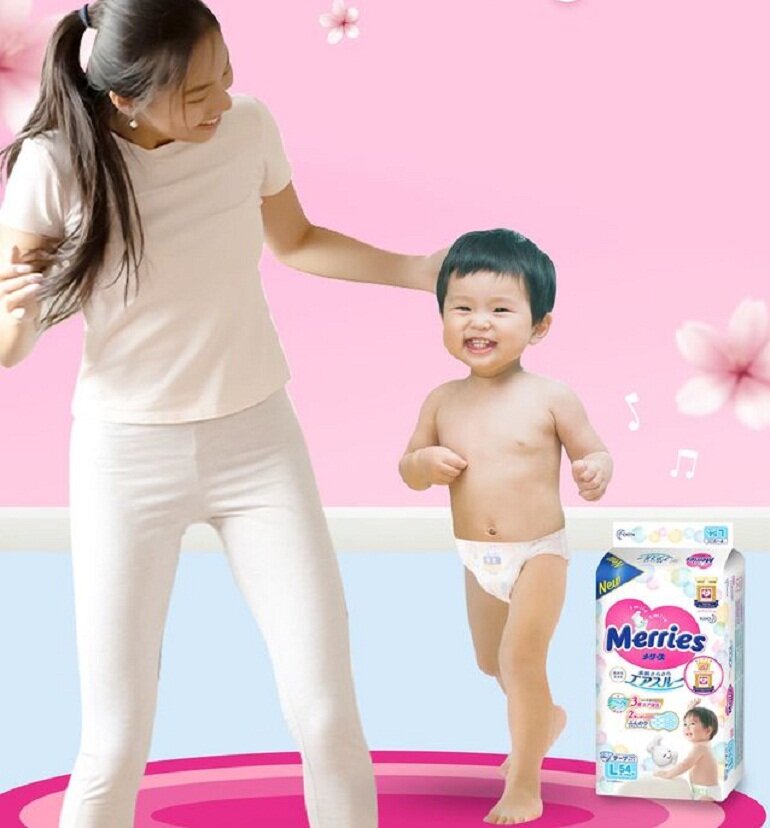 Khi nào mẹ nên dùng tã Merries size L cho con?