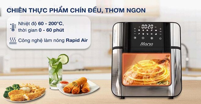 nồi chiên không dầu Sunhouse