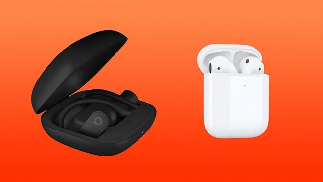 so sánh tai nghe airpods và powerbeats pro