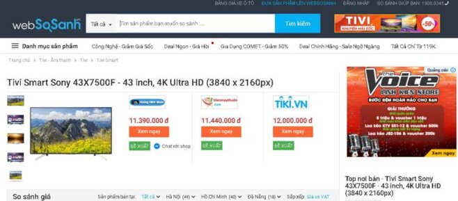 Android Tivi Sony 4K 43 inch KD-43X7500F