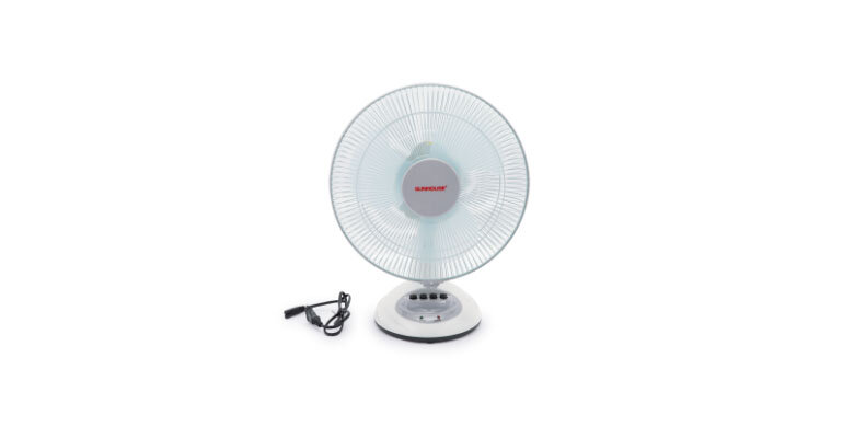 Quạt sạc điện Sunhouse SHD712 có thể sử dụng 3.5h đối với mức độ gió lớn quạt tích điện Sunhouse
