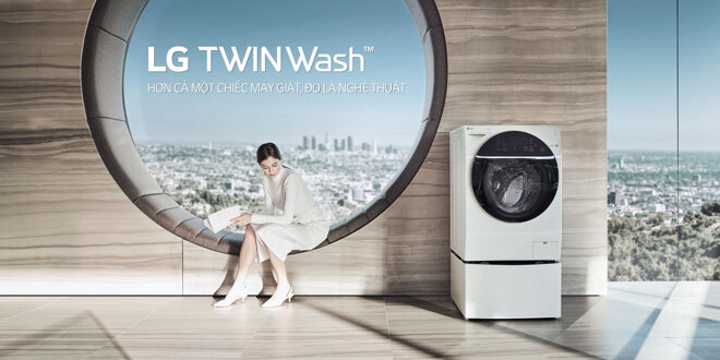 Dòng máy giặt LG Twin Wash cao cấp của LG