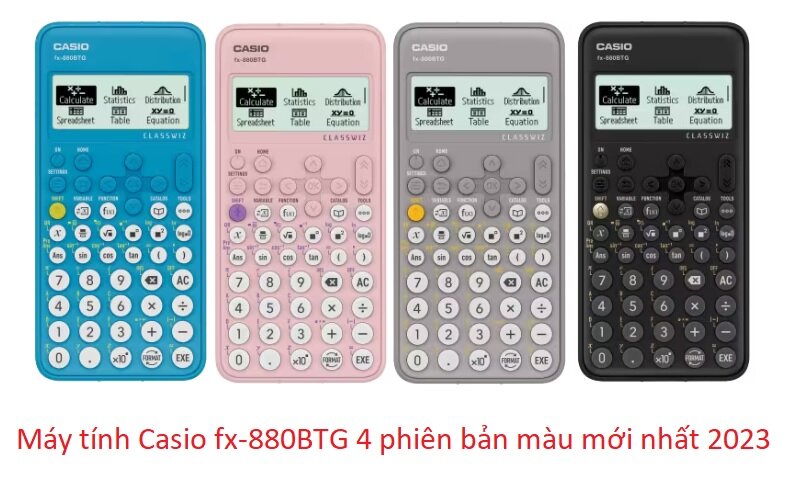 Gọi tên loại máy tính Casio mới nhất 2023 được mang vào phòng thi