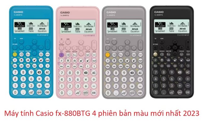 Gọi tên loại máy tính Casio mới nhất 2023 được mang vào phòng thi