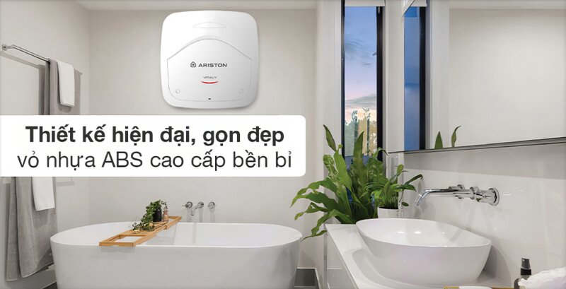 Ariston Vitaly 15 lít - Giải pháp nhỏ gọn, an toàn cho nhu cầu nước nóng cá nhân