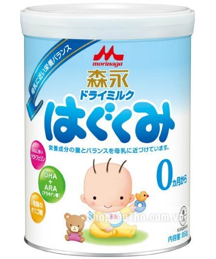 Sữa bột Morinaga số 0 - hộp 850g (dành cho trẻ từ 0-6 tháng tuổi)
