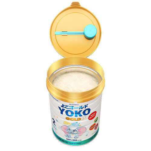 kết cấu, màu sắc, thành phần, hương vị sữa Yoko Gold 2