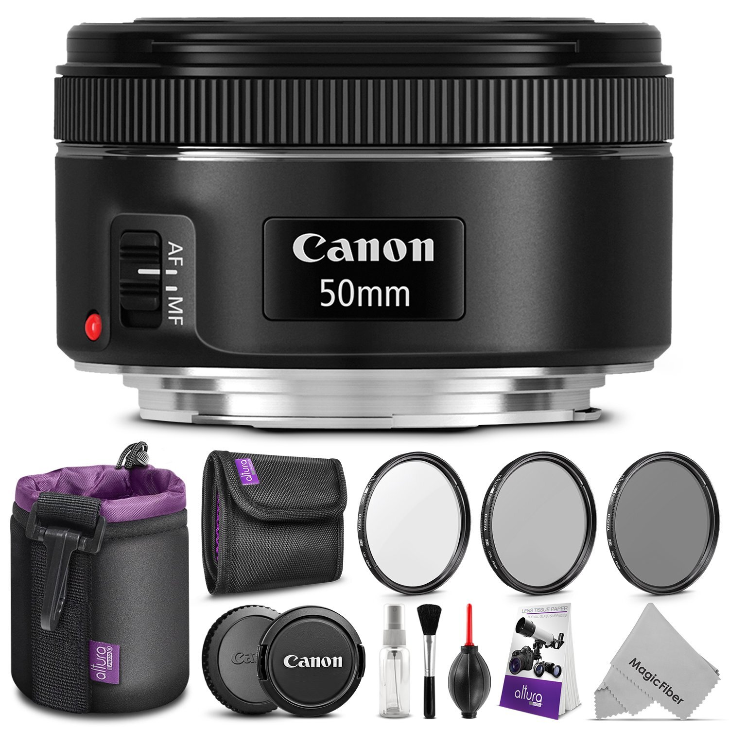 Lens Canon 50mm STM với tiêu cự phù hợp