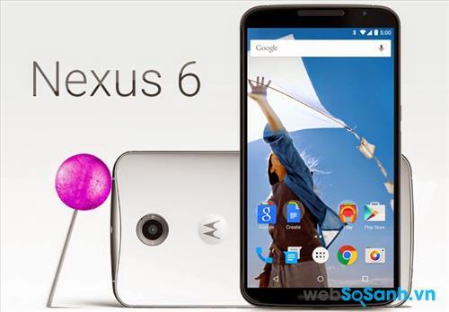 Nexus 6 có cấu hình tốt hơn và hệ điều hành mới hớn Ascend Mate 7